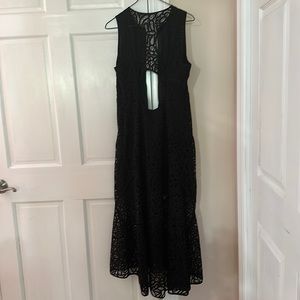 Lace black dress